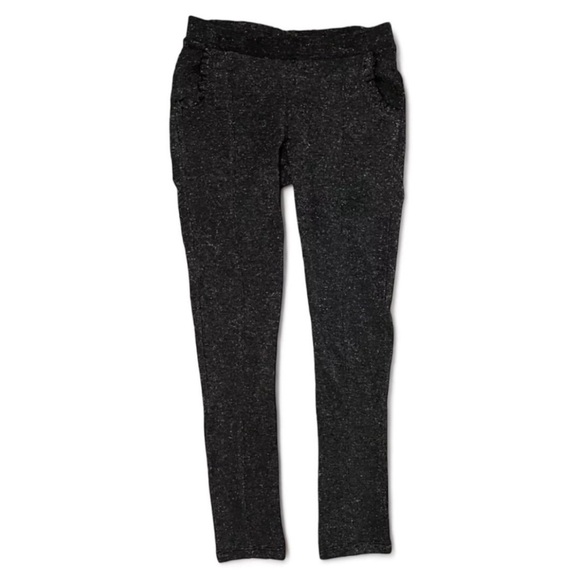 Palomino Girls Grey Sparkling Leggings Pants Size 134 - Picture 1 of 3